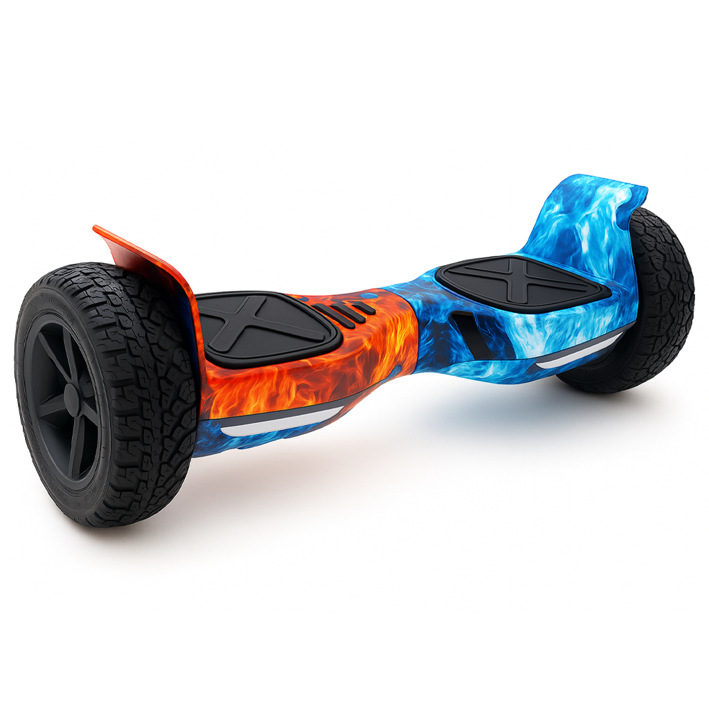 Hoverboard 8,5 Offroad com Bluetooth e LEDs - Fogo e Gelo