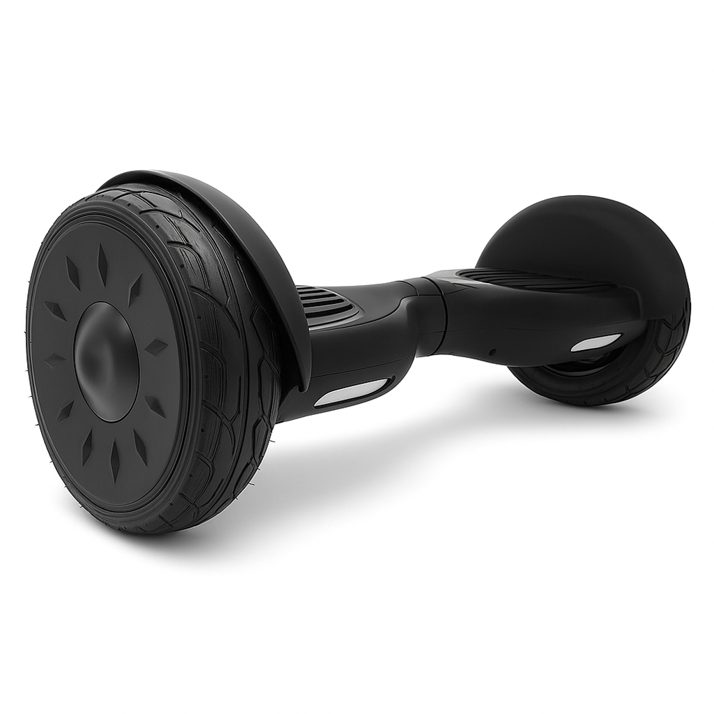 Skate Eletrico Hoverboard 10 Polegadas com Bluetooth - Preto
