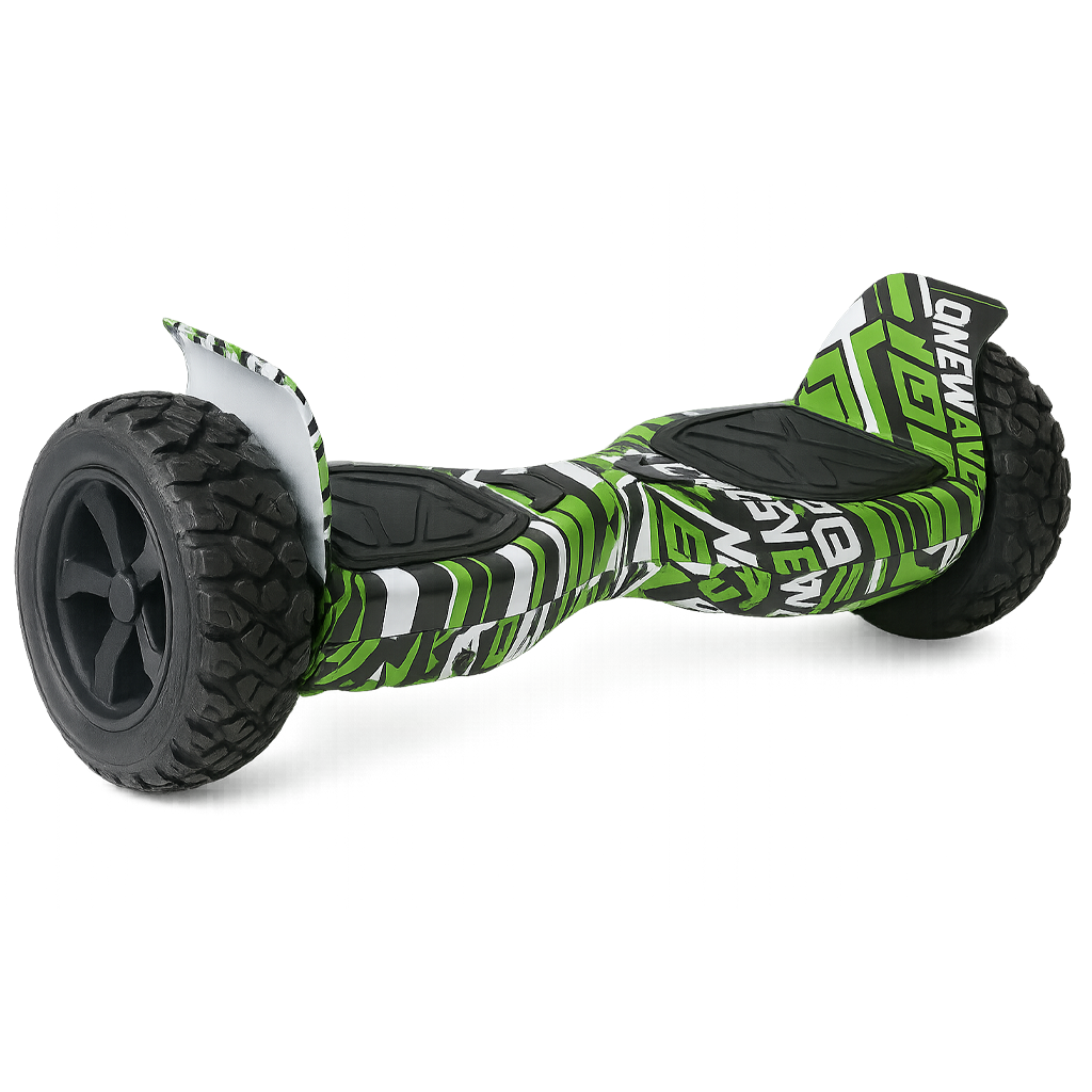 Hoverboard 8,5 Offroad com Bluetooth e LEDs - Verde Grafitte