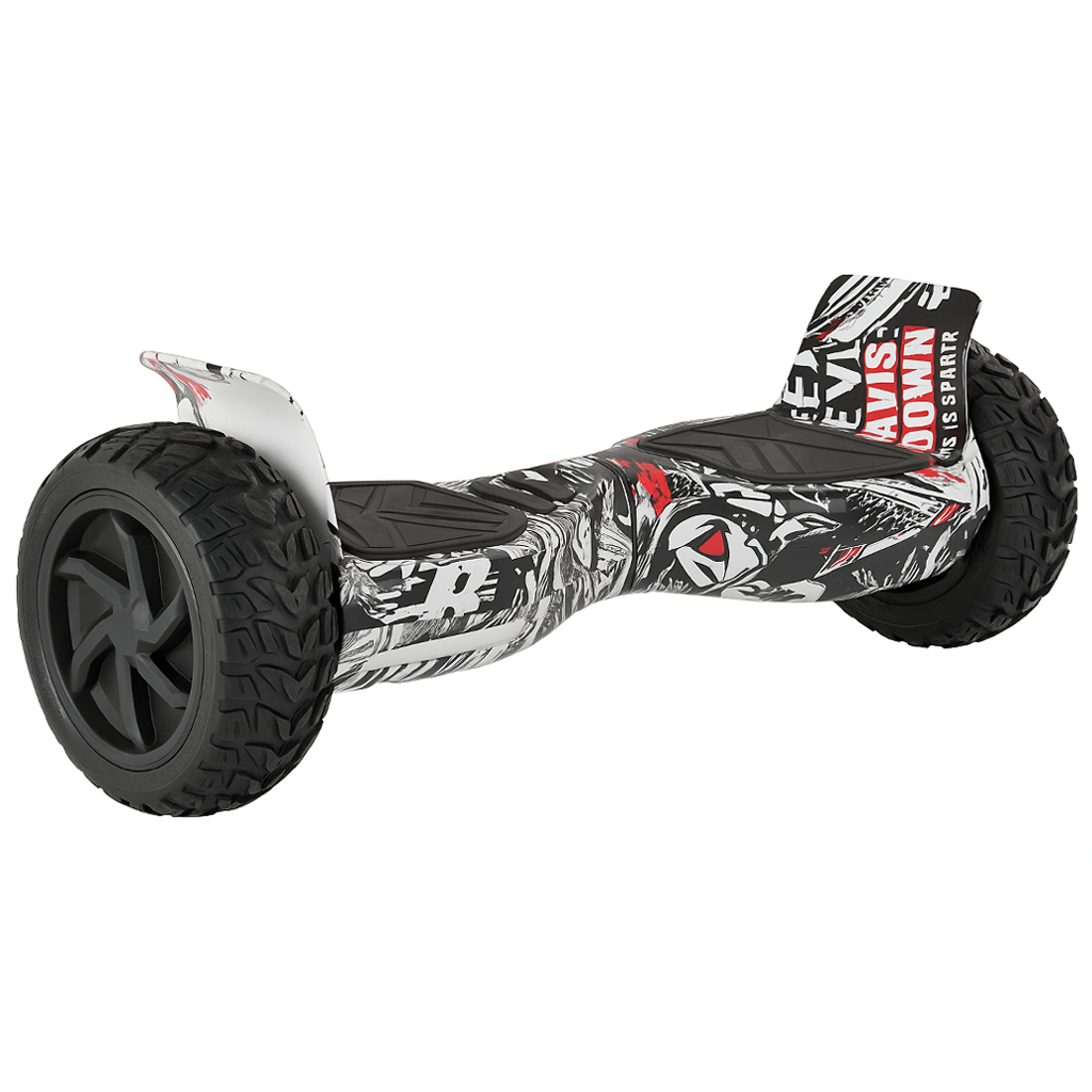 Hoverboard 8,5 Offroad com Bluetooth e LEDs - Branco Rock