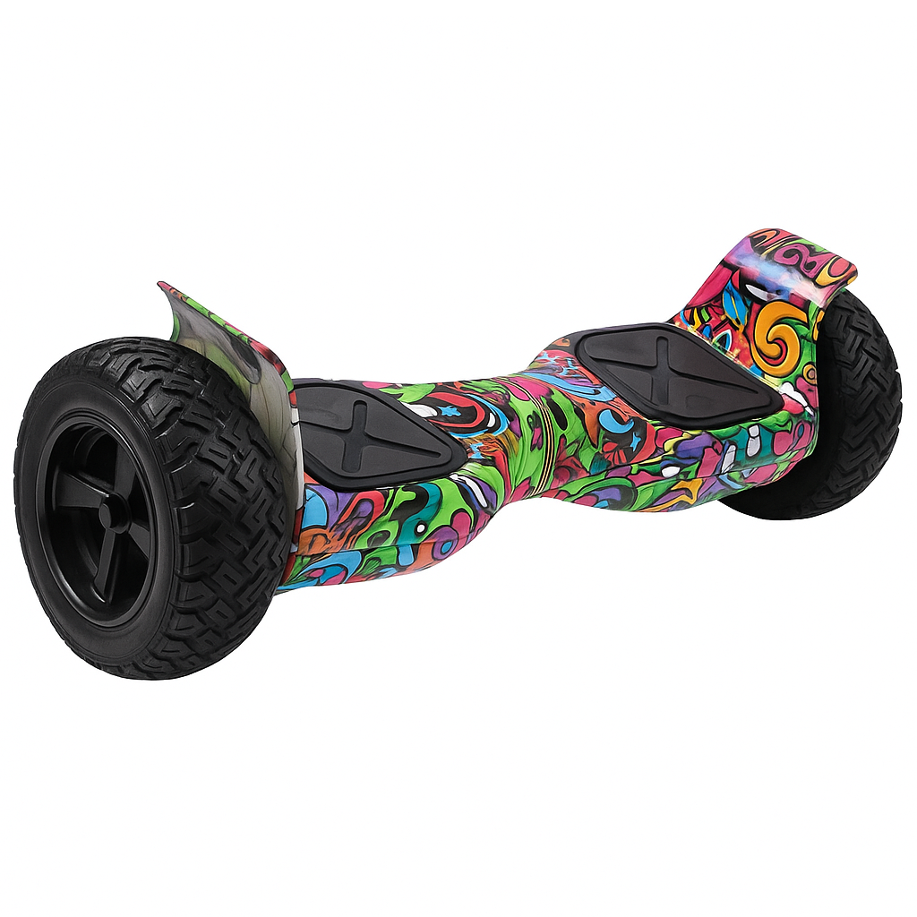 Hoverboard 8,5 Offroad com Bluetooth e LEDs - Grafitte Chiclete