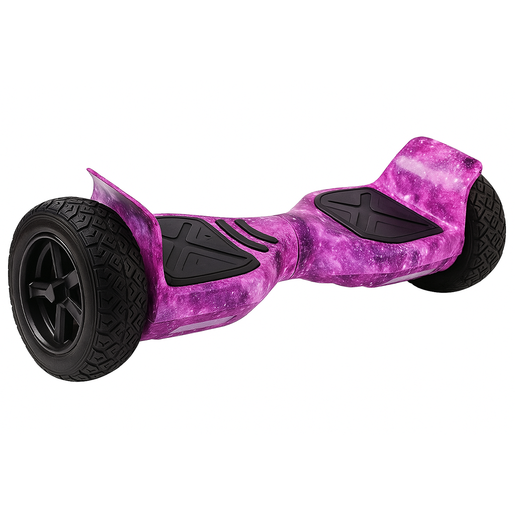 Hoverboard 8,5 Offroad com Bluetooth e LEDs - Roxo Galaxia